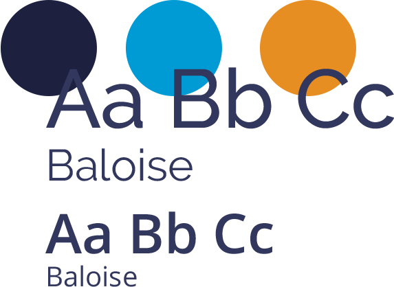 Baloise - Typographie